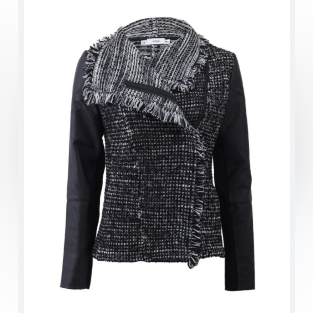 Vince Long Sleeve Zip Up Coat - Picture 1 of 5